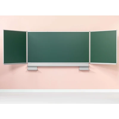 Afbeelding van Krijt schoolbord in hoogte verstelbaar 100x200 cm