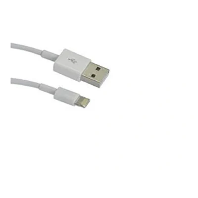 Afbeelding van Microconnect Lightning1 USB kabel, 1 m, A, wit kabel (1 2.0, stekker/stekker, wit)