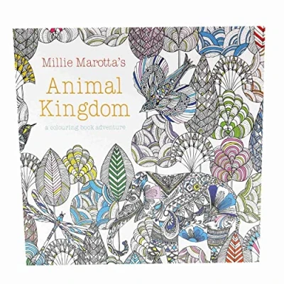Afbeelding van Brensty Kinderen Volwassen Animal Kingdom Schatzoeken Kleurboek