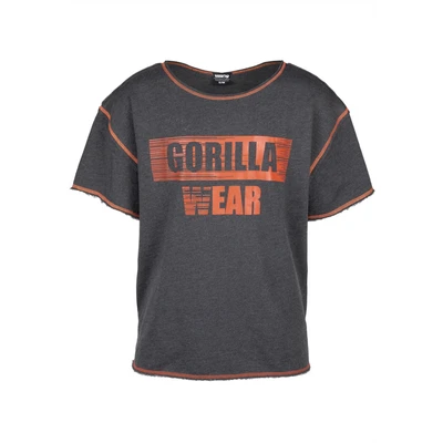 Afbeelding van Gorilla Wear Wallace Workout Tshirt print, Heren, Maat: S/M, Grey