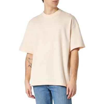 Afbeelding van Jack &amp; Jones Jorsantorini TEE CREW NECK Tshirt basic, Heren, Maat: Large, Buttercream