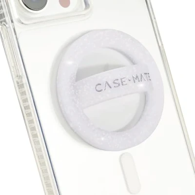 Afbeelding van Case Mate Magnetische telefoongreep [Loop Grip] Verwijderbare Houder voor Hand Zachte Ultradunne Opvouwbare MagSafe iPhone 15 Pro Max /14 /13