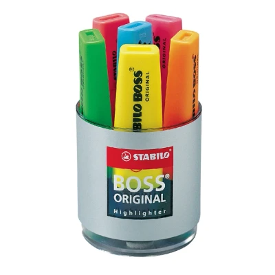 Afbeelding van Markeerstift STABILO BOSS Original 70/06 assorti deskset à 6 stuks