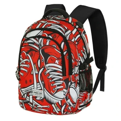 Afbeelding van Karactermania PRODG Sneak Running Plus Rugzak Handbagage Backpack met Trolley bevestiging + USB poort Rood