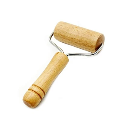 Afbeelding van Zasiene Rolling Pin Pizza Roller Deeg Houten Keukengerei Bakken voor Gebak Koekjes Making,19 * 9,5 cm