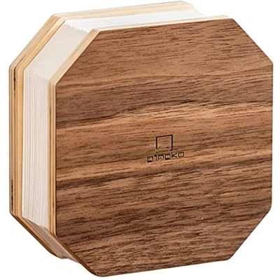 Afbeelding van Gingko Smart Accordion Lamp Tafellamp Oplaadbaar Walnoot