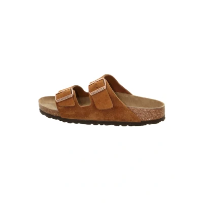 Afbeelding van Birkenstock Muiltjes, Heren, Maat: 39, Mink Leer