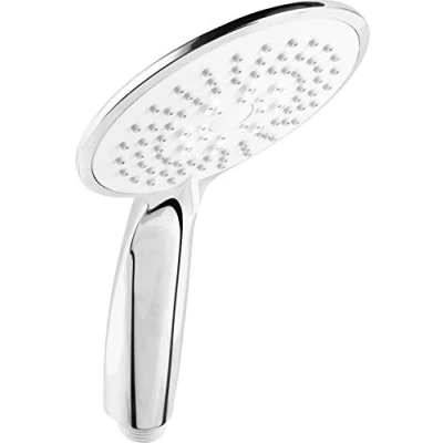 Afbeelding van Cornat handdouche &quot;Carballo&quot; 110 mm kopdiameter verchroomd 5 straalsoorten: Normaal , zachte en massagestraal anti kalk waterbesparende inzet/ECO douchekop voor douche bad / SA330594