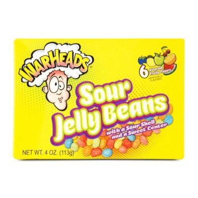 Afbeelding van Warheads Sour Jelly Beans Theatre Box (12x 99gr)
