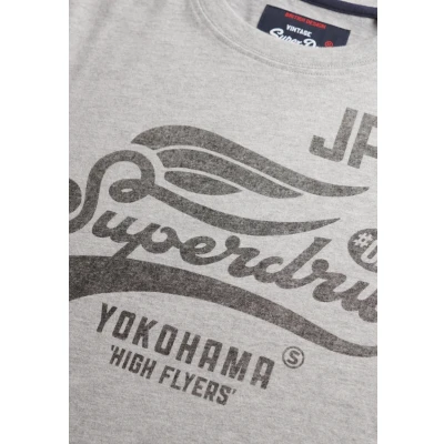 Afbeelding van Superdry Tshirt print, Dames, Maat: 40, Grey marl