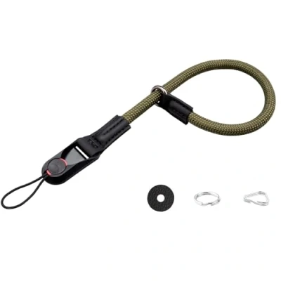 Afbeelding van VKO Camera Polsband Quick Release Handriem voor Man Vrouw Fotografen Klimtouw Lanyard Tether Loop Cord SLR DSLR Digitale Spiegelloze (Groen)