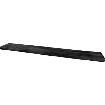 Afbeelding van Home67 Wandplank Pure Zwart Mangohout 140 cm
