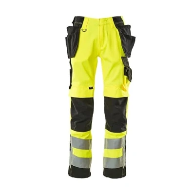 Afbeelding van Mascot Safe Supreme Broek met spijkerzakken 15531 860 Hi Vis geel/zwart C45 82