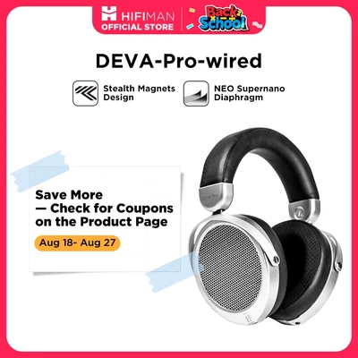 Afbeelding van HIFIMAN Deva Pro Magnetische hoofdtelefoon met stealth magneten, bekabelde versie