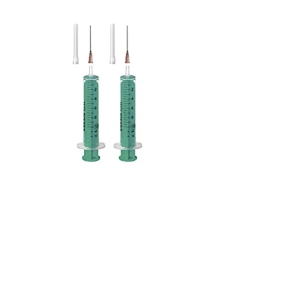 Afbeelding van AE GLAS set: 1, 2 or 3 pcs. syringe 10ml laboratory liquid hobby with blunt needle / cannula for e aroma and DIY (set 2x 10ml)