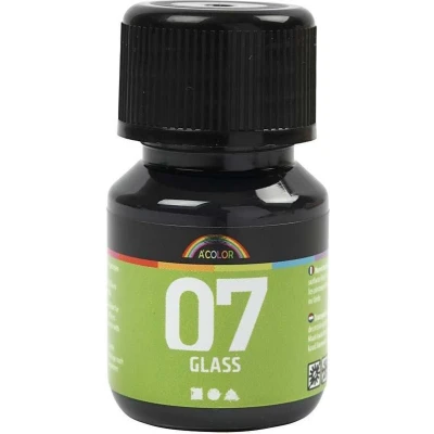 Afbeelding van Creativ Company Permanente Glasverf Zwart, 30ml