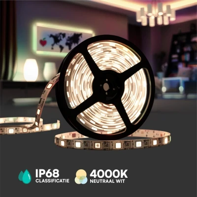 Afbeelding van V TAC VT 505010 LED Stripverlichting Modules 5050 IP68 0,24 Watt 20 Lumen 4000K