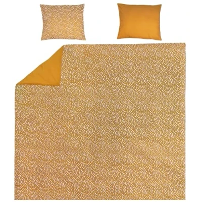 Afbeelding van Meyco Cheetah/Uni dekbedovertrek + kussenslopen 240x200/220 cm Honey Gold