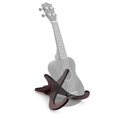 Afbeelding van World Rhythm Ukulele Stand Houten Uke Stand, Afneembare Instrumenthouder