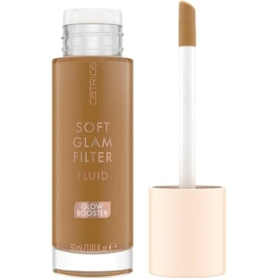 Afbeelding van Catrice Soft Glam Filter Fluid, Basis, nr. 080, bruin, verzorgend, natuurlijk, glanzend, stralend, veganistisch, olievrij, zonder parfum, alcohol, per stuk verpakt (30 ml)