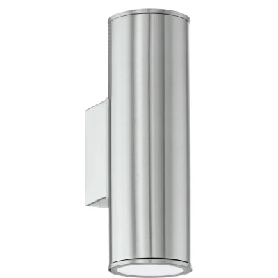Afbeelding van Wandlamp 2 Gu10 LED RVS Riga Eglo