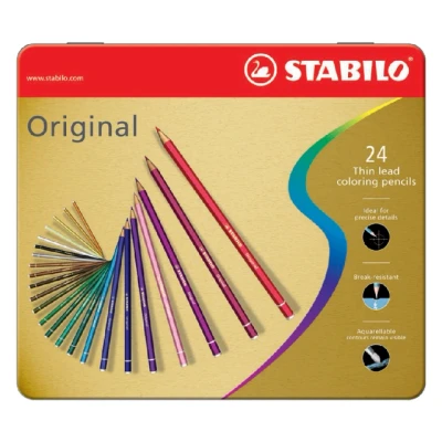 Afbeelding van Kleurpotloden STABILO 8774 Original Arty assorti blik à 24 stuks