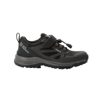 Afbeelding van Jack Wolfskin Villi Hiker Texapore Low K Wandelschoen voor kinderen, uniseks, zwart, 31 EU