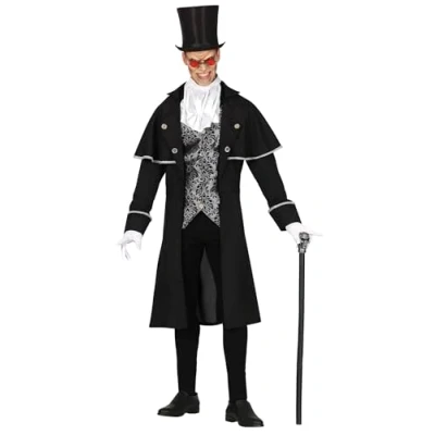 Afbeelding van Fiestas Guirca Silver vampire heren maat L