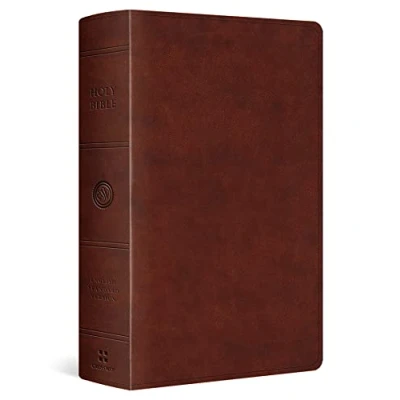 Afbeelding van Large Print Personal Size Bible ESV: English Standard Version, Chestnut, Trutone,