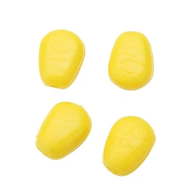 Afbeelding van 60 stks Vissen Lokt Soft Topwater Karpervissen Maïs 6 Kleuren Drijvende Kunstmatige Pop up Baits(Geel)
