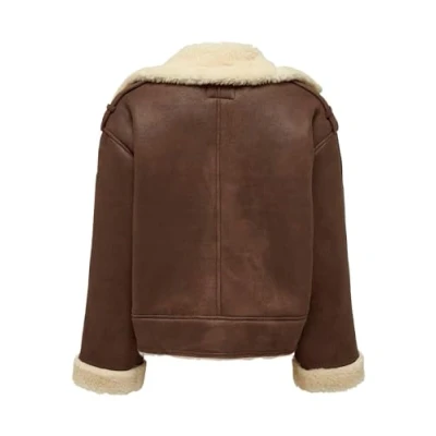 Afbeelding van ONLY Onlylva Winterjas, Dames, Maat: XL, Toasted coconut