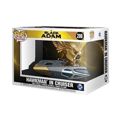 Afbeelding van Black Adam Funko Pop Vinyl: Hawkman in Cruiser