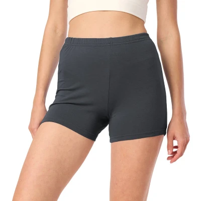 Afbeelding van Merry Style MS MS10 392 LE Dames Leggings Sport Vrijetijdsbroek Hotpants Shorts Boxershorts Kort Katoen Grafiet L