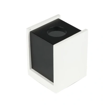 Afbeelding van V tac Opbouwspot Vt 860 Gu10 35w 10 X 13 Cm Ip20 Wit/zwart