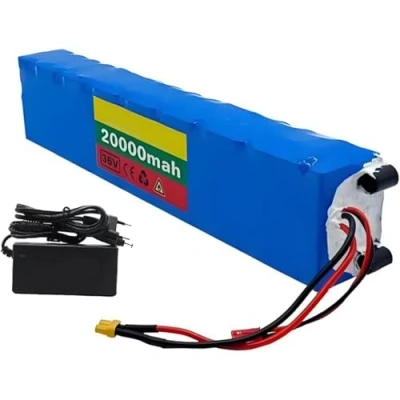Afbeelding van Ebike 36V 20Ah 10S3P lithium ion battery for electric bicycle, Waterproof bicycle Scooter, with charge XT60