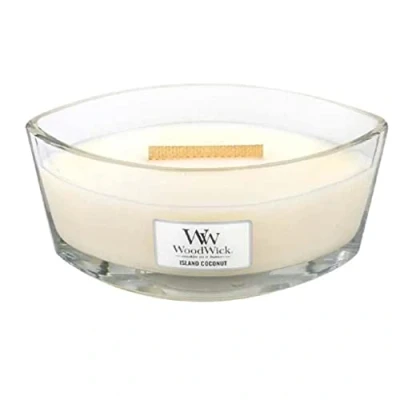 Afbeelding van Woodwick Kaars Island Coconut Ellipse