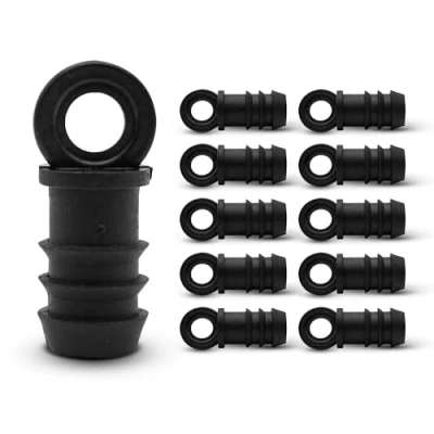 Afbeelding van DOJA Barcelona Druppelslang eindkappen 12 mm eindstoppen 10 stuks tuinslang eindkap voor irrigatiesystemen druppelirrigatieslang connector tuin, camping, landbouw