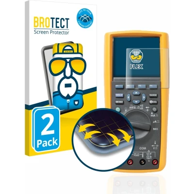 Afbeelding van BROTECT Screenprotector voor Fluke MultiMeter 289 Folie Beschermfolie transparant volledig dekking (2 Stuks)