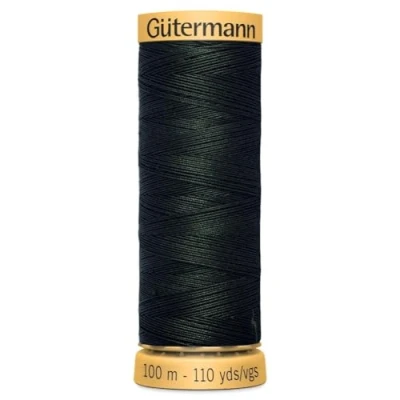 Afbeelding van Gutermann 2T100C/8812 Donker Groen Katoen Naaidraad 100m