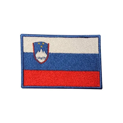 Afbeelding van Slovenië nationale vlag geborduurd ijzer op patch naaien badge voor kleding enz
