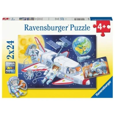 Afbeelding van Ravensburger Puzzel Reis door de Ruimte 2x24 stuks