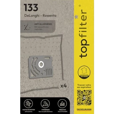 Afbeelding van Top Filter 64133 tas voor Rowenta Dymbo, vlies, 30 x 26 0,1 cm
