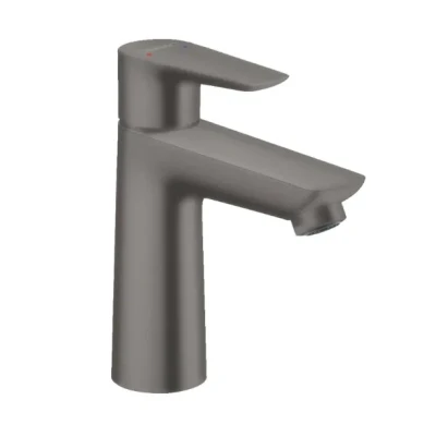 Afbeelding van Hansgrohe wastafelmengkraan 110 talis e 1 greeps geborsteld zwart chroom 71710340