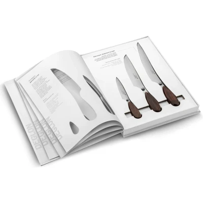 Afbeelding van Déglon Messenboek met 3 Génération Y Messen Luxe Messenset Palissander Handvat