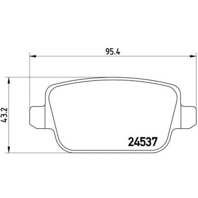 Afbeelding van Brembo Remblokset P 44 017