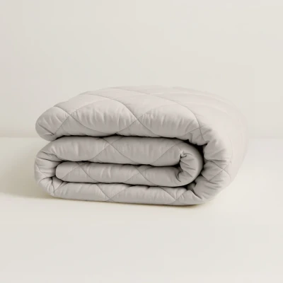 Afbeelding van Y NOT SleepEasy Mat Satijn Offwhite Het dekbed zonder overtrek 1 Persoons 140x200