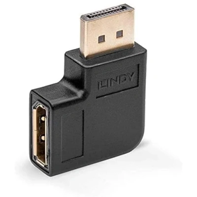 Afbeelding van LINDY 41334 DisplayPort 1.4 linkshoekige adapter