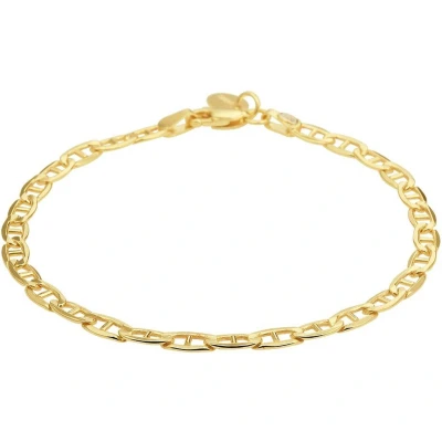 Afbeelding van Goud met Zilveren Kern Armband anker 4 5000223 21 cm