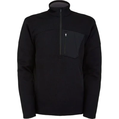 Afbeelding van Skipully Spyder Men Bandit Half Zip Black L
