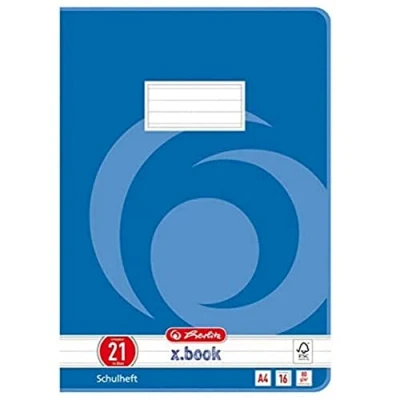 Afbeelding van Herlitz 3322104 schoolschrift, DIN A4, liniatuur 14, 8 vellen
